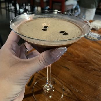 Del Frisco's Grille - Hazelnut Expresso Martini - very tasty (on the sweeter side) - New American Near Me - Tampa, Florida Del Frisco's Grille - Hazelnut Expresso Martini - very tasty (on the sweeter side) - New American Near Me - Tampa, Florida