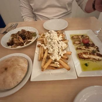 Zorba's Greek Bistro - Feta Fries and Grilled Halloumi - Greek Near Me - Baton Rouge, Louisiana