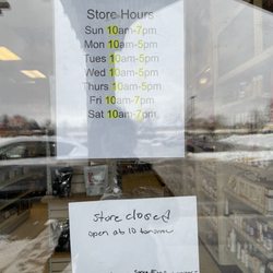 GNC - Ghetto ass paper they had on the door saying it's closed. Management shouldn't be managing shit. Waste of space. Close this GNC