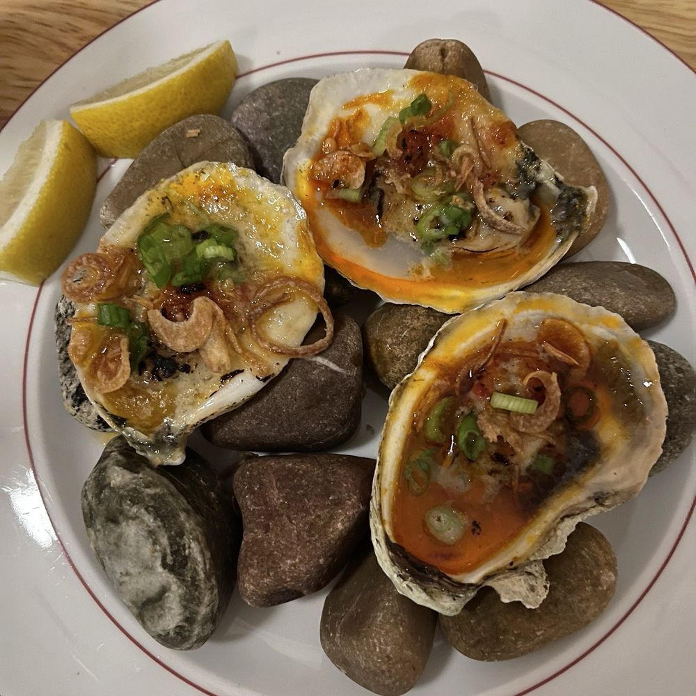 Perla Oyster Bar - Broiled oysters - Seafood Near Me - Maplewood, New Jersey Perla Oyster Bar - Broiled oysters - Seafood Near Me - Maplewood, New Jersey