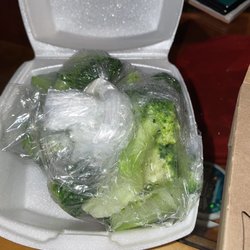 Steamed broccoli