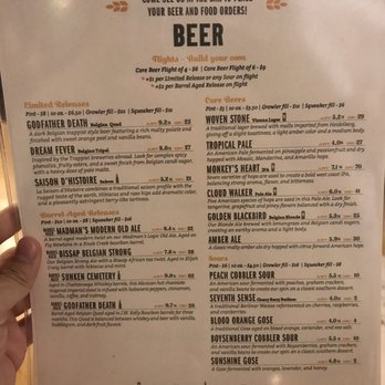 Oddstory Brewing - Menu! - Beer Bar Near Me - Chattanooga, Tennessee
