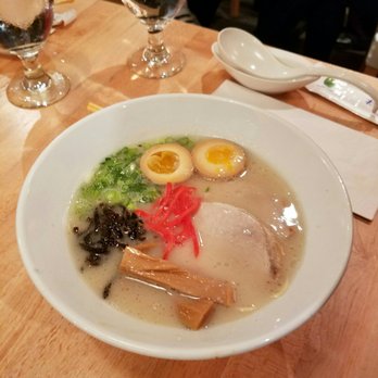 IPPUDO Westside - Shiromaru Hakata Classic plus added egg - Ramen Near Me - New York, New York IPPUDO Westside - Shiromaru Hakata Classic plus added egg - Ramen Near Me - New York, New York