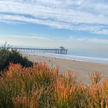 Eco Concepts - a view of a beach with a pier in the distance - Landscaping Near Me Eco Concepts - a view of a beach with a pier in the distance - Landscaping Near Me