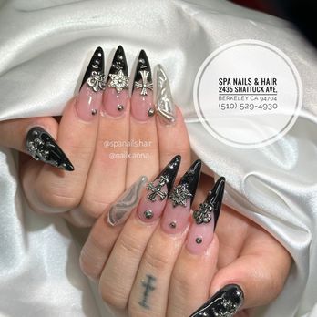 Spa Nails and Hair - Acrylic + design by Anna - Nail Salons Near Me - Berkeley, California Spa Nails and Hair - Acrylic + design by Anna - Nail Salons Near Me - Berkeley, California