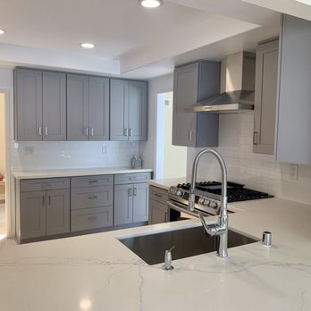 James Remodeling - Shows that the counter top is one single slab. This really came out extremely well done - General Contractors Near Me - Mission Viejo, California