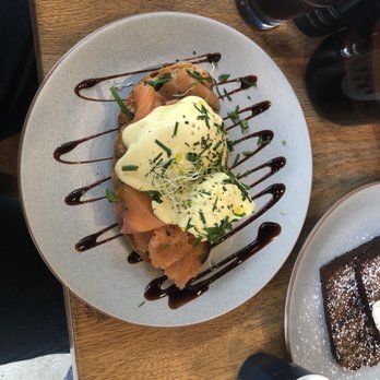 Basket Brothers - The best Eggs Benedict I've had in a long time! - Coffee & Tea Near Me - Sydney, NSW
