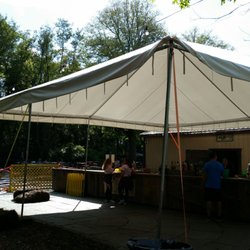 Walkabout At Laurita Winery - Outside tent to get wine by the stage!
