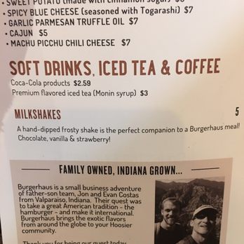 Burgerhaus - Menu - Burgers Near Me - Schererville, Indiana Burgerhaus - Menu - Burgers Near Me - Schererville, Indiana