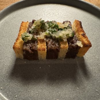 Partage - Oxtail Croque-Monsieur with bone marrow. The best!!! - French Near Me - Las Vegas, Nevada Partage - Oxtail Croque-Monsieur with bone marrow. The best!!! - French Near Me - Las Vegas, Nevada