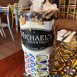The "large" size Horchata. Absolutely delicious!