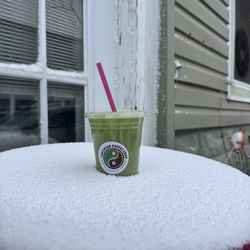 Trailhead Coffee Shop - Iced matcha latte