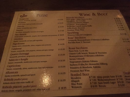 Menu photo 7 Piacere New York, NY Menu photo 7 Piacere New York, NY