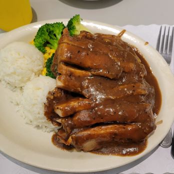 Cafe Bakery & Restaurant - Chicken Steak w/ Black Pepper Sauce  ($15.95) - it was ok - Bakeries Near Me - San Francisco, California