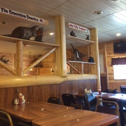Family Diner and Pizzeria - Creepy stuffed animals everywhere.