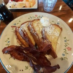 French toast with bacon