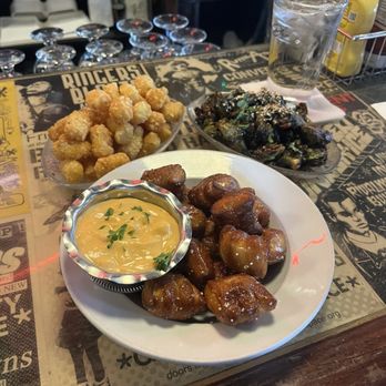The Royal Blue - Beer cheese and pretzels, Tatter-tots, and Bang Bang Brussel sprouts - Cheesesteaks Near Me - Baltimore, Maryland