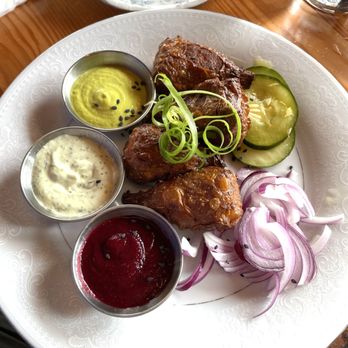 June - Drum sticks with dipping sauces in side - Bars Near Me - Beaverton, Oregon June - Drum sticks with dipping sauces in side - Bars Near Me - Beaverton, Oregon