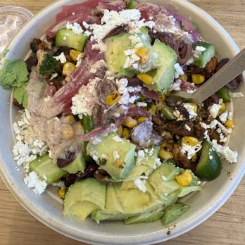 CAVA - Harissa Avocado w/ extra Chicken! - Salad Near Me - El Segundo, California CAVA - Harissa Avocado w/ extra Chicken! - Salad Near Me - El Segundo, California