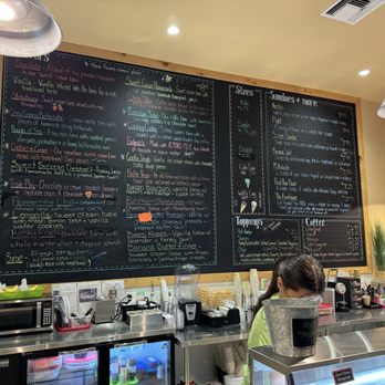 The Screamery - What a menu! They will let you sample it all. - Ice Cream & Frozen Yogurt Near Me - Chandler, Arizona The Screamery - What a menu! They will let you sample it all. - Ice Cream & Frozen Yogurt Near Me - Chandler, Arizona