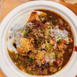 Samosa House and Bharat Bazaar - Samosa Chaat DELICIOUS!