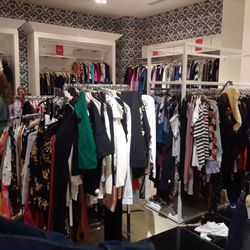 Forever 21 - Another example. Atrocious! The whole store is an OCD offense.