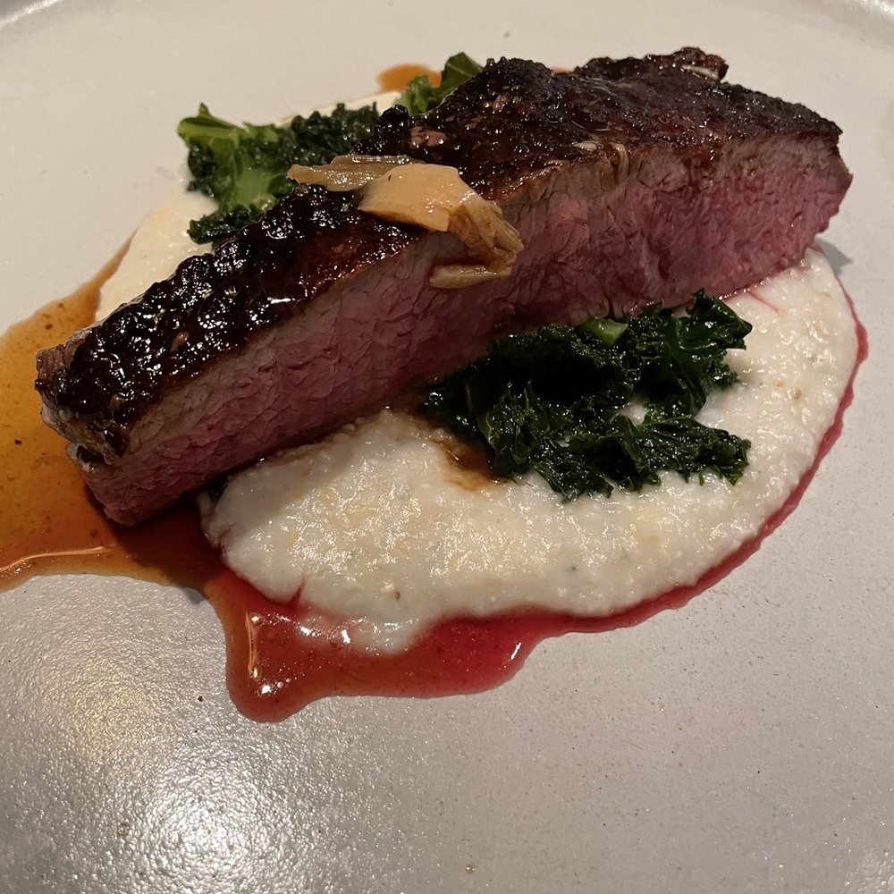 Otis - Beef. Grits. Blue cheese. Kale - New American Near Me - Exeter, New Hampshire
