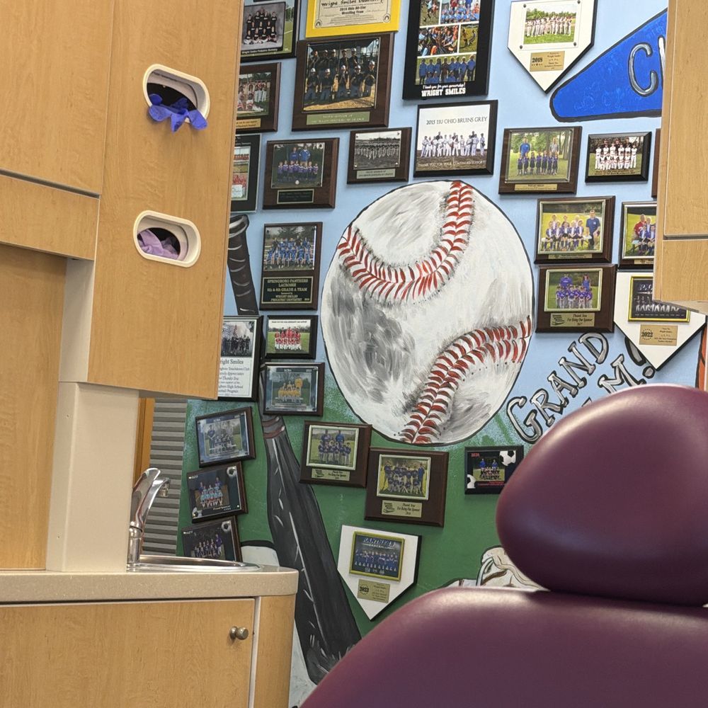 Wright Smiles Pediatric Dentistry - View from inside an exam area - Pediatric Dentists Near Me - Springboro, Ohio