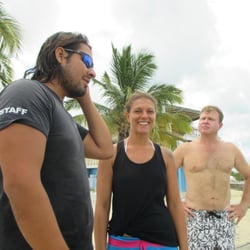 Flyboard Cozumel - Oscar Salasar with some students at Flyboard cozumel