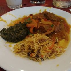 La Table Afghane - Riz, boeuf et épinards