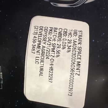 NUG Wellness - This is the highest THC strain that they had. - Cannabis Dispensaries Near Me - San Leandro, California