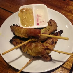 In the Mood for Thai - Chicken satay skewers