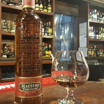 La Destilería - Our bartender Hector's favorite, and now one of our favorites too! Maestro Anejo is a sipping tequilla, if you can believe that. - Mexican Near Me - Cancún, ROO La Destilería - Our bartender Hector's favorite, and now one of our favorites too! Maestro Anejo is a sipping tequilla, if you can believe that. - Mexican Near Me - Cancún, ROO