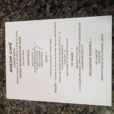 Menu photo 8 Marina Cafe Boynton Beach, FL