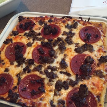 Ledo Pizza - Personal pizza with pepperoni, sausage and extra cheese. - Pizza Near Me - Crofton, Maryland Ledo Pizza - Personal pizza with pepperoni, sausage and extra cheese. - Pizza Near Me - Crofton, Maryland