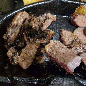 Hannah Q Smokehouse - The "meat" on the left is 100% grade A FAT. The meat is that Lil portion on the right. I got jacked by Hannah. - Barbeque Near Me - Baton Rouge, Louisiana Hannah Q Smokehouse - The "meat" on the left is 100% grade A FAT. The meat is that Lil portion on the right. I got jacked by Hannah. - Barbeque Near Me - Baton Rouge, Louisiana