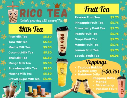 Menu photo 2 Rico Tea Kissimmee, FL Menu photo 2 Rico Tea Kissimmee, FL