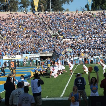Rose Bowl Stadium - View from Section 16H, Row 1 - Stadiums & Arenas Near Me - Pasadena, California Rose Bowl Stadium - View from Section 16H, Row 1 - Stadiums & Arenas Near Me - Pasadena, California