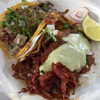 Tacomasa - Lengua taco and adobada taco - Tacos Near Me - Brea, California