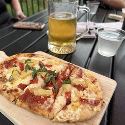 Sunset Pavilion - Hot honey flatbread