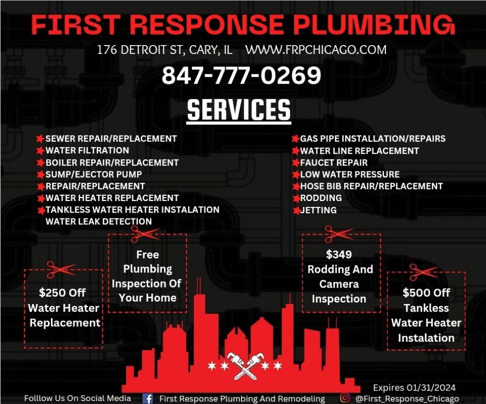 Slide of First Response Plumbing