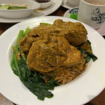 Ipoh Kopitiam - Dry Wanton Mee w/ Curry Chicken - Malaysian Near Me - Alhambra, California