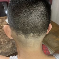 Aleks barbershop haircut