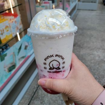 Pink Pink Tea Shoppe - Strawberry smoothie - Bubble Tea Near Me - San Francisco, California