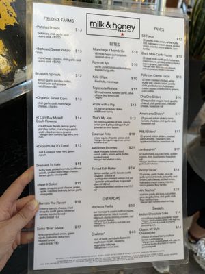 Menu photo 2 Milk & Honey Tapas Santa Barbara, CA