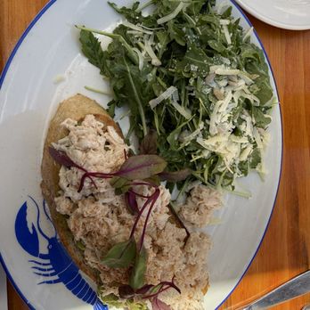 Sam's Anchor Cafe - Crab Toast with Arugula Salad - Seafood Near Me - Tiburon, California