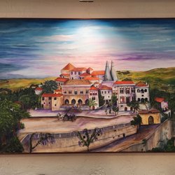 ABC Pizza Restaurant - An interesting painting.