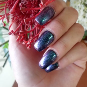 Edgy Nails & Spa - Dark Mermaid nails by Mrs. Evon - Nail Salons Near Me - Riverside, California