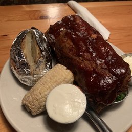 Indoor Dining: Full Rack BBQ 4.86786 stars! Corn 2.2352 stars! Indoor Dining: Full Rack BBQ 4.86786 stars! Corn 2.2352 stars!