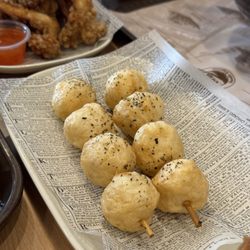 Deep fried cattle fish balls